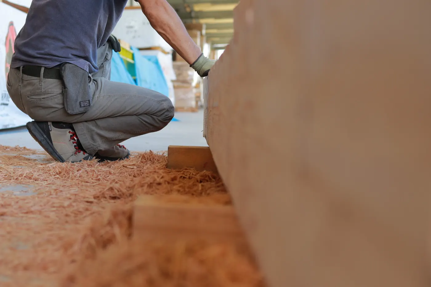 木材加工の現場